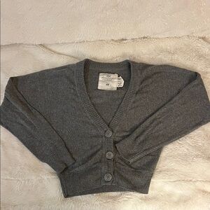 H&M Gray Button-Up Child’s Sweater